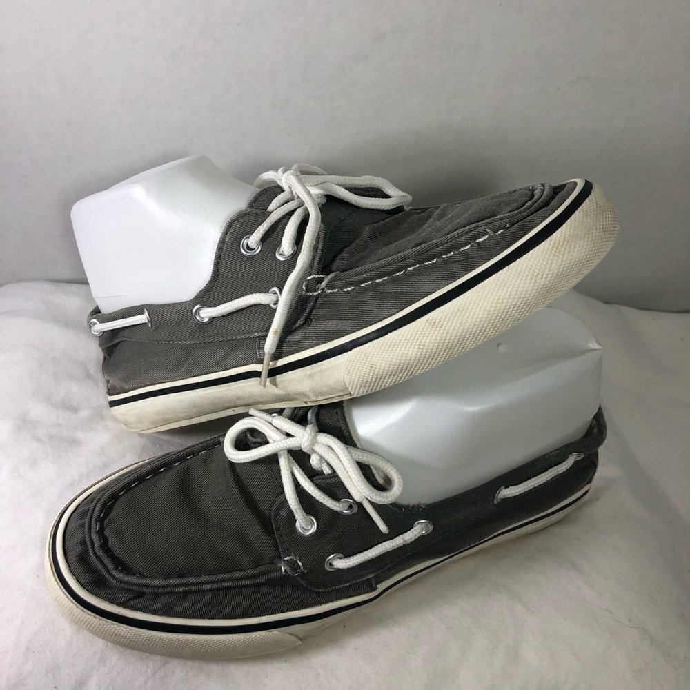 Men’s Dexter Comfort Boat Shoes Size 7 Gray White